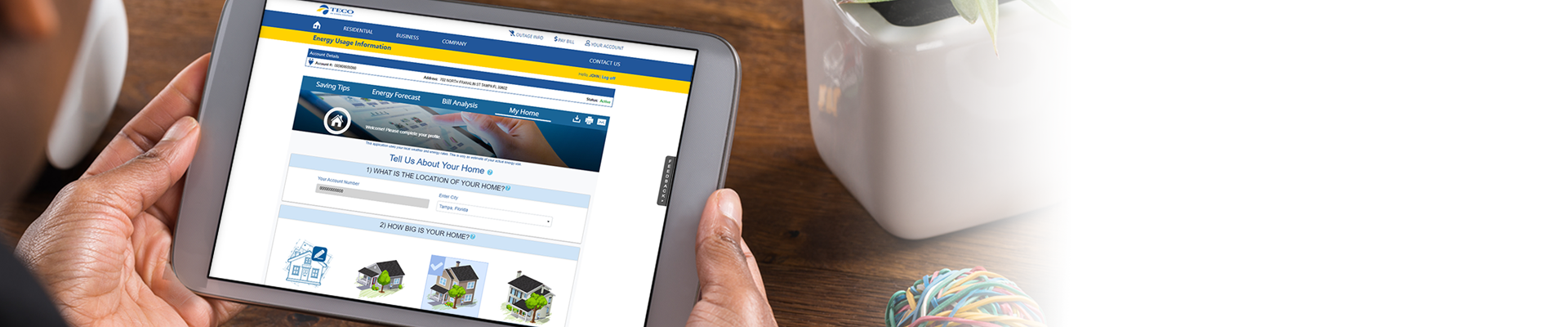 Complete a free online energy audit.